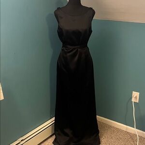 Vintage Watters and Watters Black Maxi Dress Size 10